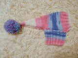 Knitted Dog Snood Hat with Pom Pom – Warm Winter Puppy Beanie & Dachshund Clothes