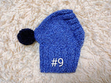 Angora Super Warm Dog Hat with Pom-Pom, Knitted Costume Pet Clothes Warm Cap Closed Ears for Dachshund beanie