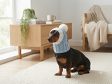 Pet snood hat winter warm wool snood hat for small dogs with pom pom pet gift dog gift