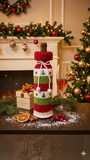 Christmas bottle cover, Christmas bottle decoration,Decor Bottle, Wine Accessories, Knitted bottle,Wine Decor Crochet Bottle Bottle Sweater