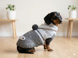 Pet Clothes Warm Alpaca Coat Knitted Vest Sweater Coat Dog Hoodie Clothing Hoody for Photo Props or Dog Gift