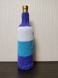 Knit Coastal Wine Bottle Sweaters | Starfish & Fish Sea Theme Decor