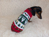 Christmas party pet outfit jumper,dog clothes christmas sweater,christmas gift for dog lovers knitted sweater.