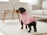 Pet clothes dog jumper with beads,holiday dog clothes,gift for pets ,Classic Aran Knit Dog Sweater,Knitted jumper for dog, sweater dachshund