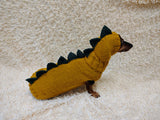 Dinosaur Sweater for Dogs – Cozy Winter Pet Costume with Dinosaur Spikes