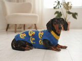 Dog clothes jumper with ducks-Clothes for dogs sweater with ducks, jumper with ducks for dachshund