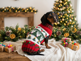 Christmas party pet outfit jumper,dog clothes christmas sweater,christmas gift for dog lovers knitted sweater.