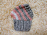 Mohair Wool Super Warm Dog Hat , Designer Pet Party Clothes outfit, Winter cloches knitted Dachshund Beanie
