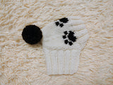 Cozy Knit Dog Jumper with Paws Pattern | Handmade Pet Apparel