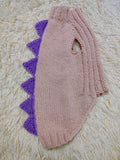 Cute Dinosaur Dog Jumper - Handmade Winter Apparel for Pets