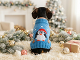 Santa penguin christmas pet clothes,christmas dog jumper,Christmas sweater for little dachshund