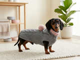 Hooded Dog pet Sweater, Sweater with hood for dachshund or small dog, sweatshirt knitted for dog