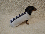 Funny Dinosaur Dog Sweater – Handmade Crochet Pet Clothing
