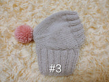Angora Super Warm Dog Hat with Pom-Pom, Knitted Costume Pet Clothes Warm Cap Closed Ears for Dachshund beanie