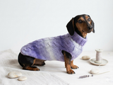 Knitted Melange Wool Pet Jumper Dog Clothes Sweater With Braid, jumper for small dogs, clothes sweater for dogs