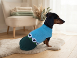 Sheep Dog Sweater: Hand-Knitted Wool Blend Pet Clothes