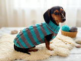 Striped dog jumper,pet clothes striped sweater