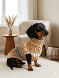 Knitted Melange Wool Pet Jumper Dog Clothes Sweater With Braid, jumper for small dogs, clothes sweater for dogs