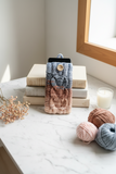 Cozy Cable Knit Phone Sock - Universal Smartphone Protective Sleeve - Hand Knitted Woolen Phone Bag with Button Closure - Boho Style Phone Accessory