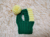 Cute Hand-Knitted Dachshund Snood and Pom-Pom Beanie Set - Cozy Dog Hat and Neck Warmer