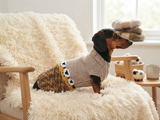 Sheep Dog Sweater: Hand-Knitted Wool Blend Pet Clothes