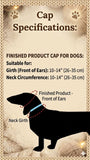 Clothing for miniature dachshund or small dog hat with two pompons