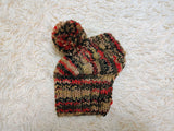 Cute Knit Dog Balaclava with Pom-Pom | Warm Winter Pet Snood
