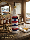 Handcrafted Sailor Theme Wine Sleeve | Yacht Party Gift