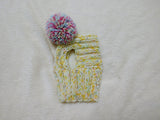 Hat winter pet wool with one pompom,clothes warm hat for dog