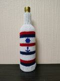 Handcrafted Sailor Theme Wine Sleeve | Yacht Party Gift