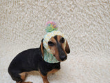 Knitted Dog Hat for Small Medium Dogs, Warm Puppy Hood, Winter Pet Balaclava, Dog Snood to Keep Ears Warm, Small Dog Winter Clothes, Cute Pet Gift