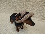 Cowboy Panama hat for dogs, summer cap dachshund, sun protection with open ears panama pet outfit apparel lover gift