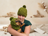 Mother & Dog Matching Knit Hat Snood Set