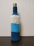 Knit Coastal Wine Bottle Sweaters | Starfish & Fish Sea Theme Decor