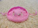 Panama dog an Easter bunny, summer hat for dachshund, sun protection with open ears