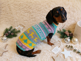 Christmas Pet Sweater with Reindeer,Dachshund Dog Christmas Outfit Clothes