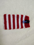 Nautical Striped Phone Sock | Handmade Knit Smartphone Sleeve -Handmade Marine Knit Phone Pouch - Mare Nostrum Collection