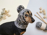 Handcrafted Chunky Dog Hat | Premium Knit Balaclava for Dogs