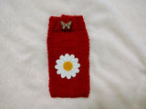 Crochet Daisy Phone Sock, Knitted Smartphone Sleeve with Flower Phone Pouch, Boho Cell Phone Case, Handmade Gift for Her