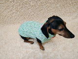 Handmade Cable Knit Dachshund Sweater | Warm Dog Clothes