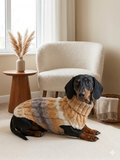Knitted Melange Wool Pet Jumper Dog Clothes Sweater With Braid, jumper for small dogs, clothes sweater for dogs