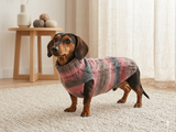 Knitted Melange Wool Pet Jumper Dog Clothes Sweater With Braid, jumper for small dogs, clothes sweater for dogs