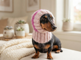 Mohair Wool Super Warm Winter Dog Hat, Hat dog warm winter with pompom
