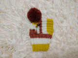 Comfort-Fit Knitted Dog Snood for Dachshunds - Soft Ribbed Dog Hat with Pom-Pom - Stay-On Winter Headwear for Long-Haired & Smooth Doxies