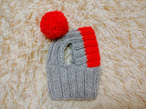 Dog hat pom-poms, warm winter clothes for pets, cap cloches ears dachshunds outfit apparel, pet lover gift
