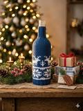 Christmas bottle cover, Christmas bottle decoration,Decor Bottle, Wine Accessories, Knitted bottle,Wine Decor Crochet Bottle Bottle Sweater