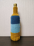 Knit Coastal Wine Bottle Sweaters | Starfish & Fish Sea Theme Decor