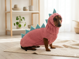 Dachshund Halloween Dinosaur Outfit Costume Sweater and Hat