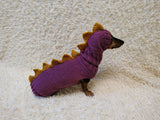 Custom Dinosaur Dog Hoodie Sweater – Cozy Handmade Pet Clothing