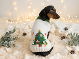 Christmas Tree Clothes For Pet Holiday Sweater With Christmas Tree For Dog